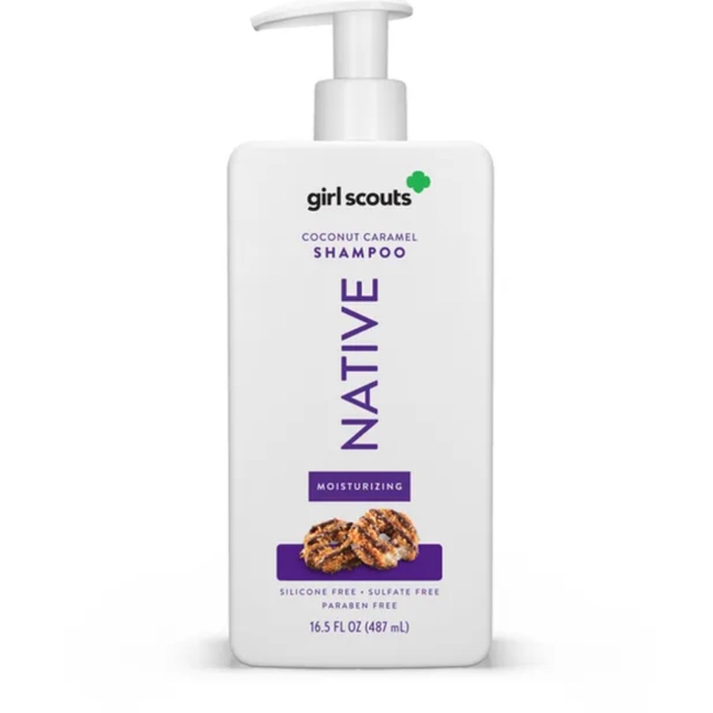 Discontinued Native Caramel Coconut Girl Scout Conditioner & shampoo